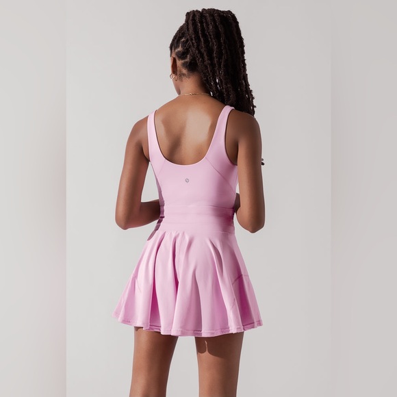 Popflex NWT Large Bubblegum Pink Twirl Dress Workout Tennis Dance Dress - Picture 3 of 14